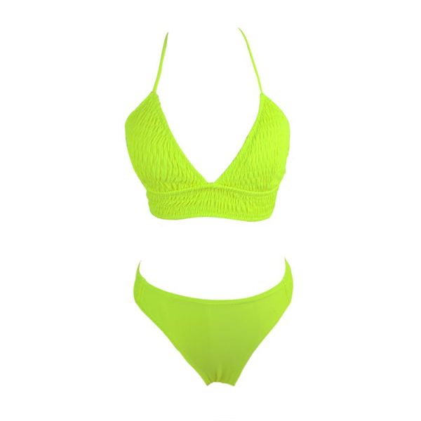 yellow smocked women's bikini bathing suit two piece push up swimsuit mujer low waist high leg thong biquini swimwear, White;black
yellow smocked women's bikini bathing suit two piece push up swimsuit mujer low waist high leg thong biquini swimwear, White;black