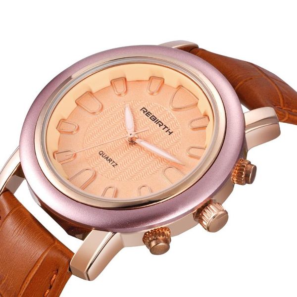 wristwatches fashion rebirth brand women luxury leather band quartz watch casual simple clocks ladies gift saat relogio feminino, Slivery;brown
wristwatches fashion rebirth brand women luxury leather band quartz watch casual simple clocks ladies gift saat relogio feminino, Slivery;brown