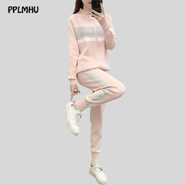 women's two piece pants set knitted tracksuit for women zipper jacket sweater coat and slim trousers autumn winter casual active wear s, White
women's two piece pants set knitted tracksuit for women zipper jacket sweater coat and slim trousers autumn winter casual active wear s, White