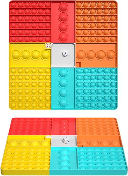 big size fidget toys rainbow chess board push bubble fidgets toy sensory anti-anxiety silicone squeeze stress relief gifts for kids and adul
big size fidget toys rainbow chess board push bubble fidgets toy sensory anti-anxiety silicone squeeze stress relief gifts for kids and adul