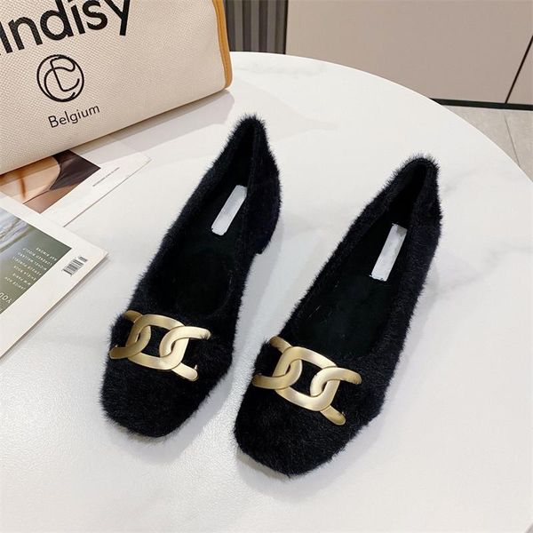dress shoes sprionrue women snow boots autumn winter fashion ladies metal square toe female plush thick heel loafers high heels, Black
dress shoes sprionrue women snow boots autumn winter fashion ladies metal square toe female plush thick heel loafers high heels, Black