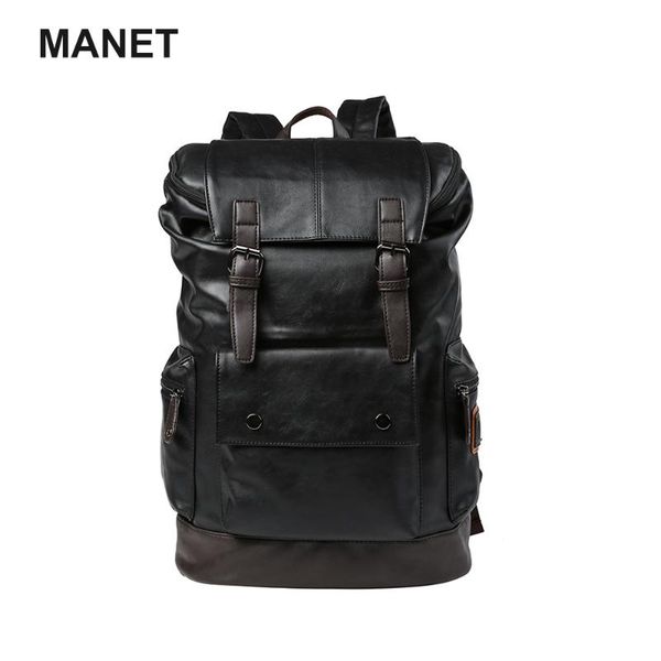 leisure backpack for male 15 inch large capacity men bag leather pu multifunctional bags man school laptravel
leisure backpack for male 15 inch large capacity men bag leather pu multifunctional bags man school laptravel