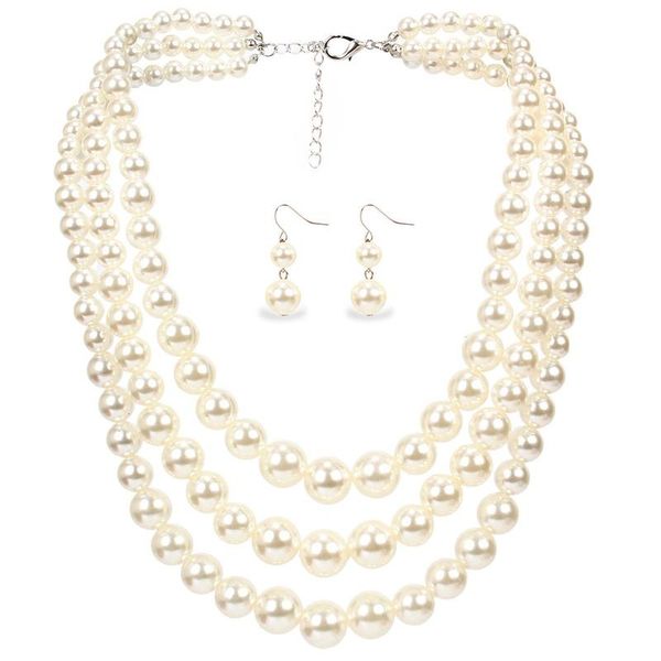 beautiful long layering pearl necklace for lady women fashion clavicle chain in jewelry chains, Silver
beautiful long layering pearl necklace for lady women fashion clavicle chain in jewelry chains, Silver