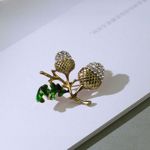 factory wholesale new diamond dripping enamel hazelnut pinecone personalized plant brooch cardigan coat accessories hea/rtsch/rome
factory wholesale new diamond dripping enamel hazelnut pinecone personalized plant brooch cardigan coat accessories hea/rtsch/rome