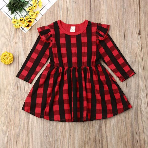 girl's dresses kids toddler baby girl red plaids christmas autumn winter princess long sleeve, Red;yellow
girl's dresses kids toddler baby girl red plaids christmas autumn winter princess long sleeve, Red;yellow