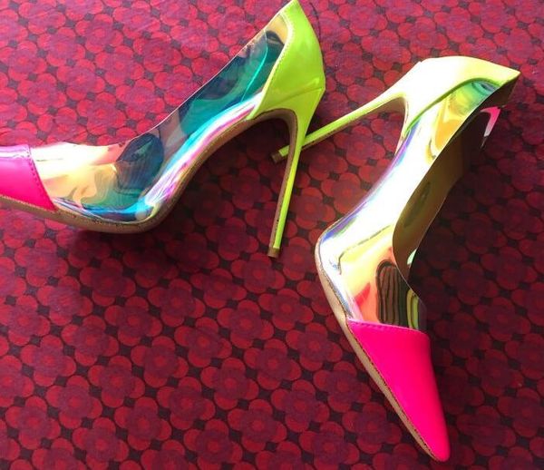 2021 fashion stiletto high neon yellow heels shredded wedding party shoes 1, Black
2021 fashion stiletto high neon yellow heels shredded wedding party shoes 1, Black