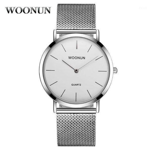 wristwatches woonun super slim watches men fashion simple casual mens stainless steel mesh band quartz 2021, Slivery;brown
wristwatches woonun super slim watches men fashion simple casual mens stainless steel mesh band quartz 2021, Slivery;brown