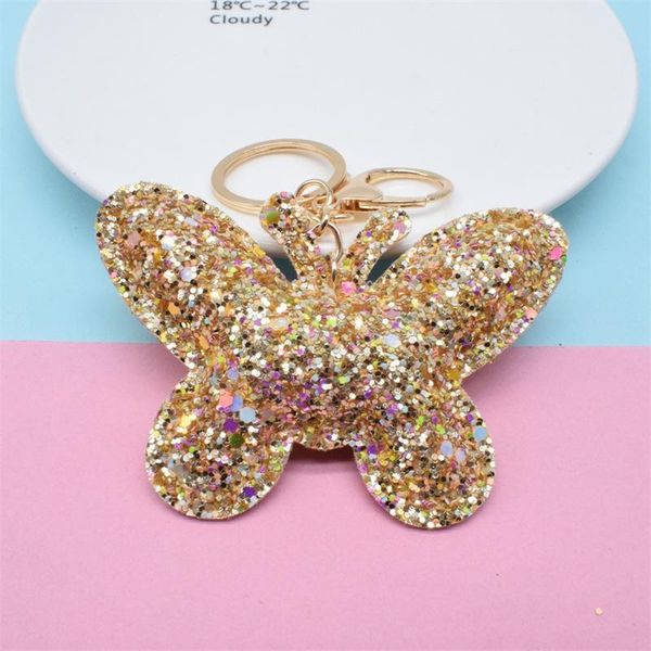keychains 2021 product creative multipurpose cute butterfly pu leather plush cotton lame sequin keychain pendant accessories, Silver
keychains 2021 product creative multipurpose cute butterfly pu leather plush cotton lame sequin keychain pendant accessories, Silver