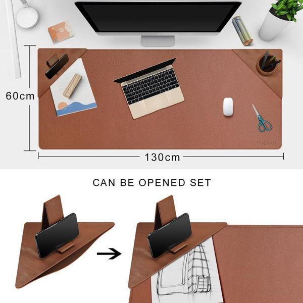 mouse pads & wrist rests oversized desk waterproof pu leather gaming pad anti-slip for office gamers 130x60cm brown
mouse pads & wrist rests oversized desk waterproof pu leather gaming pad anti-slip for office gamers 130x60cm brown