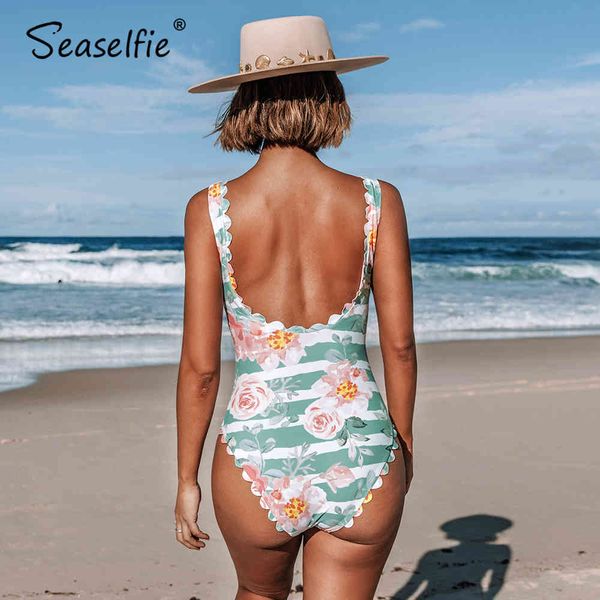 seaselfie floral and striped one piece swimsuit open back swimwear women monokini bodysuit bathing suit beachwear, White;black
seaselfie floral and striped one piece swimsuit open back swimwear women monokini bodysuit bathing suit beachwear, White;black
