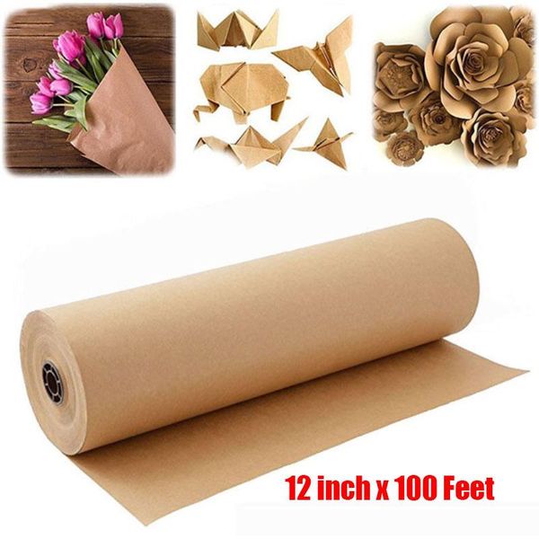 brown hand craft wrapping paper roll wedding birthday party gift parcel decor scrapbooking other arts and crafts
brown hand craft wrapping paper roll wedding birthday party gift parcel decor scrapbooking other arts and crafts