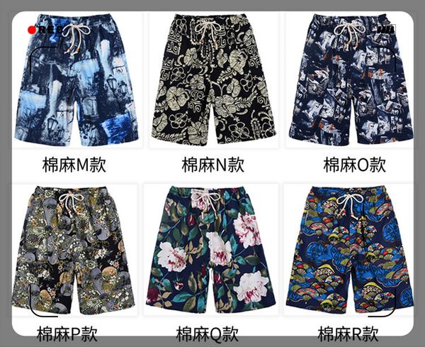 2021 soccer shorts summer style cotton and linen printed big pants beach men's loose hamsik fff888, Black;red
2021 soccer shorts summer style cotton and linen printed big pants beach men's loose hamsik fff888, Black;red