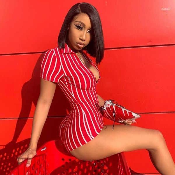 women stripe bodycon playsuits summer 2021 turn-down collar short sleeve romper club party night skinny playsuit1, Black;white
women stripe bodycon playsuits summer 2021 turn-down collar short sleeve romper club party night skinny playsuit1, Black;white