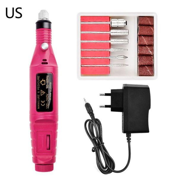 nail art equipment professional finger toe care electric nails drill machine manicure pedicure kit with sanding bands, Silver
nail art equipment professional finger toe care electric nails drill machine manicure pedicure kit with sanding bands, Silver