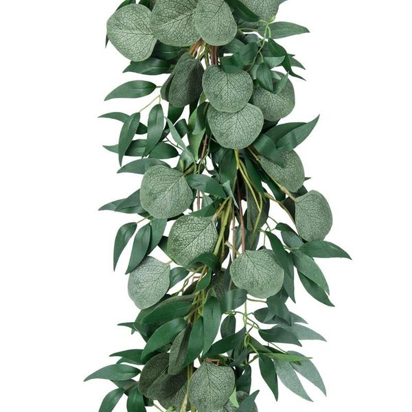 decorative flowers & wreaths 6.5-foot artificial eucalyptus garland and 6-foot willow vine branches leaf string door green indoor out
decorative flowers & wreaths 6.5-foot artificial eucalyptus garland and 6-foot willow vine branches leaf string door green indoor out
