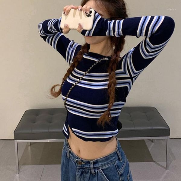 women's sweaters y2krobe sweater y2k aesthetic blue striped strapless asymmetrical 2021autumn indie tight clothes fairycore vintag, White;black
women's sweaters y2krobe sweater y2k aesthetic blue striped strapless asymmetrical 2021autumn indie tight clothes fairycore vintag, White;black