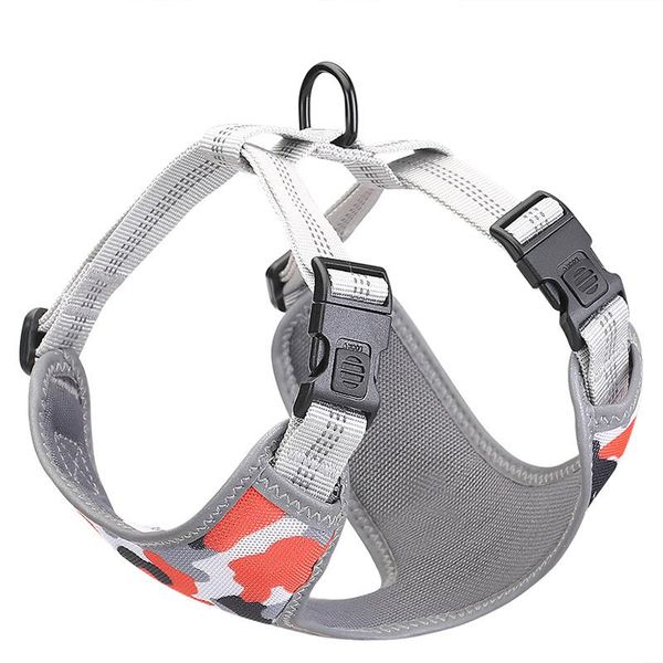 dog collars & leashes adjustable reflective chest back glow in the dark comfortable and breathable strap camouflage two-color harness
dog collars & leashes adjustable reflective chest back glow in the dark comfortable and breathable strap camouflage two-color harness