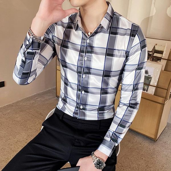 gzdeerax men shirts fashion casual plaid long sleeve dress hawaiian shirt plus size 4xl slim man men's, White;black
gzdeerax men shirts fashion casual plaid long sleeve dress hawaiian shirt plus size 4xl slim man men's, White;black