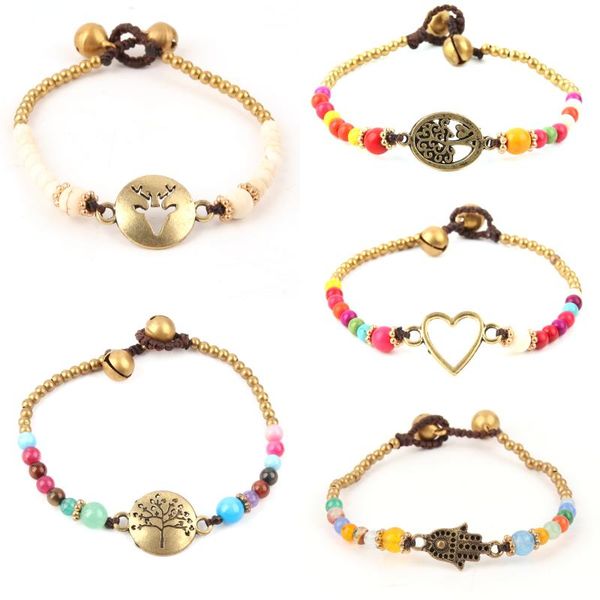 1pc handmade colorful beads bull head tree charms heart palm bohemian bracelet bangle for women open design jewelry e2315-e2319 link, chain, Black
1pc handmade colorful beads bull head tree charms heart palm bohemian bracelet bangle for women open design jewelry e2315-e2319 link, chain, Black