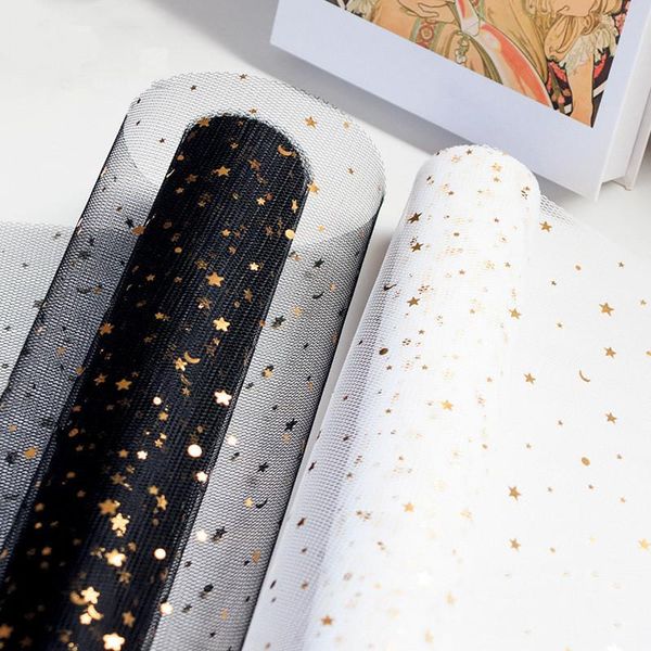 other arts and crafts 48cm*1m/pack gold star moon yarn scrapbook decorate gauze flowers bouquet wrapping paper florist materials craft suppl
other arts and crafts 48cm*1m/pack gold star moon yarn scrapbook decorate gauze flowers bouquet wrapping paper florist materials craft suppl