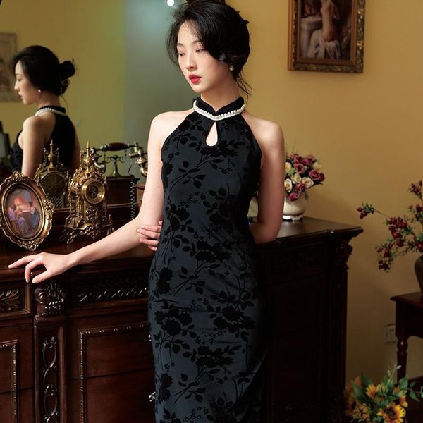 ethnic clothing chinese women dress cheongsam modern qipao black sleeveless embroidery evening party bodycon dresses eleglant for, Red
ethnic clothing chinese women dress cheongsam modern qipao black sleeveless embroidery evening party bodycon dresses eleglant for, Red