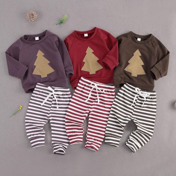 infant baby boy pajamas long sleeve christmas tree sweatshirt striped pants fall winter clothes 2pcs outfits set, White
infant baby boy pajamas long sleeve christmas tree sweatshirt striped pants fall winter clothes 2pcs outfits set, White