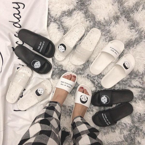 flat simple casual student couple slippers summer men women ladies wild joker korean style womens shoes, Black
flat simple casual student couple slippers summer men women ladies wild joker korean style womens shoes, Black