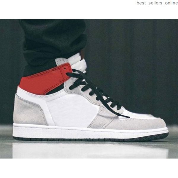 new 1 light smoke grey basketball shoes men women 1s sports sneakers with box, Black
new 1 light smoke grey basketball shoes men women 1s sports sneakers with box, Black