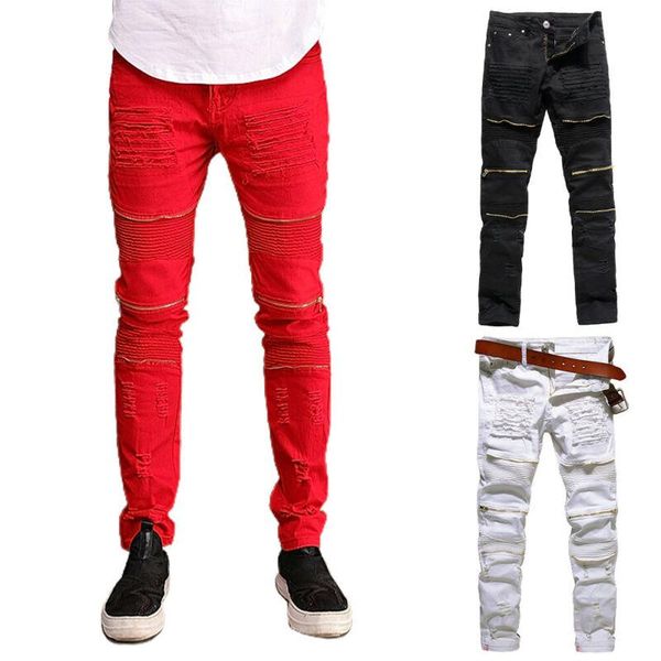 men's jeans ripped for men plain stretch slim fit distressed denim pencil pants zipper scratched pockets 2021 mens trousers skinny, Blue
men's jeans ripped for men plain stretch slim fit distressed denim pencil pants zipper scratched pockets 2021 mens trousers skinny, Blue