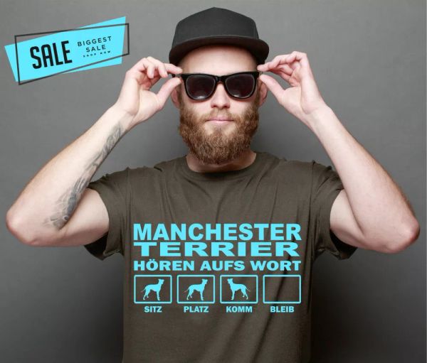 SALE MANCHESTER TERRIER Hear Word Dog Dogs Motif Dog Shirt Unisex T-Shirt L, Mainly pictures
SALE MANCHESTER TERRIER Hear Word Dog Dogs Motif Dog Shirt Unisex T-Shirt L, Mainly pictures