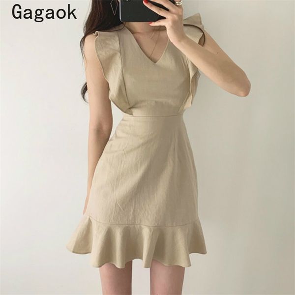 women vintage sheath dress summer solid v-neck butterfly sleeve mini dresses slim bodycon chic vestidos 210531, Black;gray
women vintage sheath dress summer solid v-neck butterfly sleeve mini dresses slim bodycon chic vestidos 210531, Black;gray