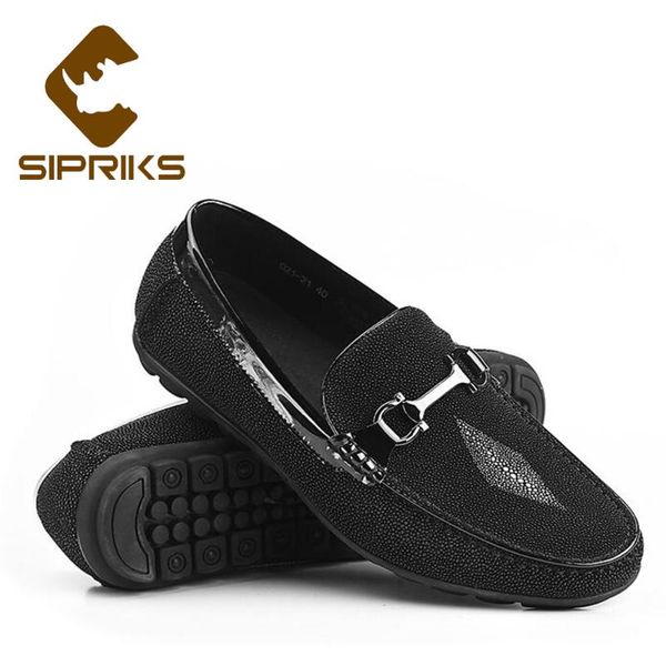 dress shoes sipriks fashion printed leather loafers for men stingray flats slip on business casual formal, Black
dress shoes sipriks fashion printed leather loafers for men stingray flats slip on business casual formal, Black
