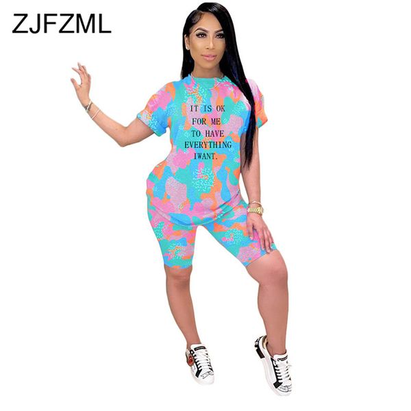 plus size two piece tracksuit women's costumes camouflage letter print t shirt and bodycon biker short summer lounge wear suits 210520, White
plus size two piece tracksuit women's costumes camouflage letter print t shirt and bodycon biker short summer lounge wear suits 210520, White