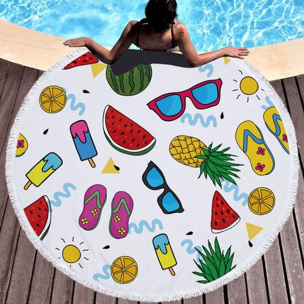 towel ice cream watermelon print thick microfiber round beach shower bath towels bohemian summer circle serviette de plage ronde
towel ice cream watermelon print thick microfiber round beach shower bath towels bohemian summer circle serviette de plage ronde