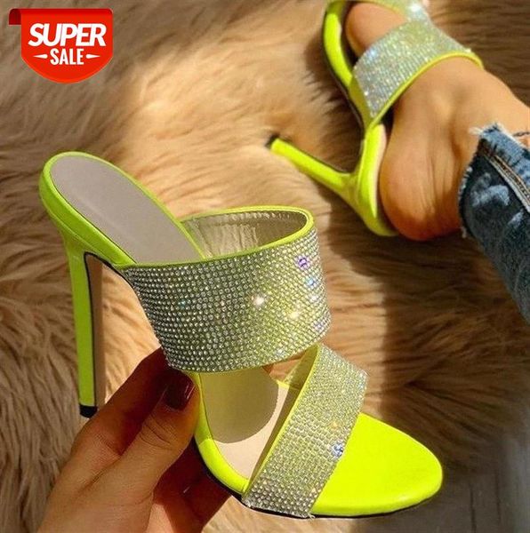 2021 spring and summer new rhinestone fine super high heel ladies sandals and slippers woman shoes high heels #9f9i, Black
2021 spring and summer new rhinestone fine super high heel ladies sandals and slippers woman shoes high heels #9f9i, Black