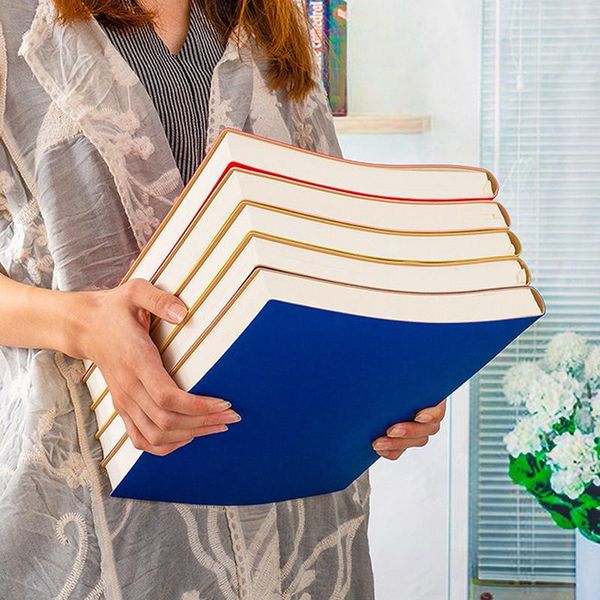 super thick notebook student use soft leather blank book 180 degree flat out work meeting ins style large diary art notepads, Purple;pink
super thick notebook student use soft leather blank book 180 degree flat out work meeting ins style large diary art notepads, Purple;pink
