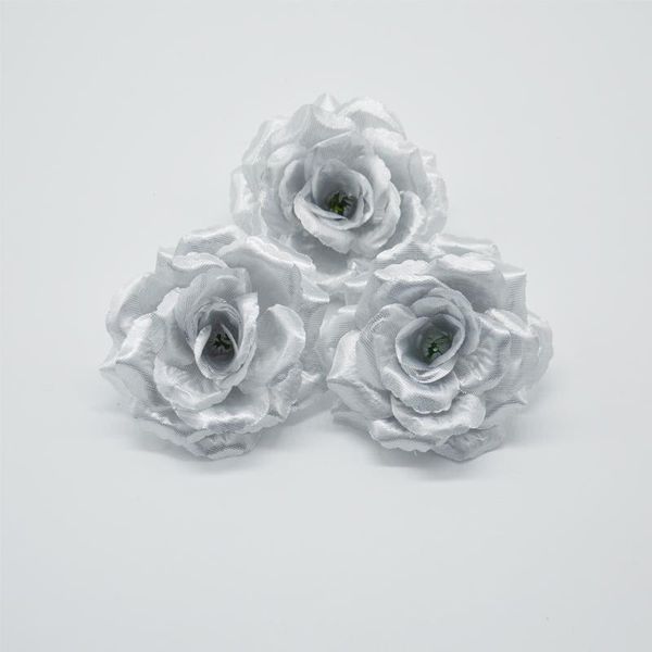 decorative flowers & wreaths yoshiko 8cm silver artificial rose flower head for wedding decoration valentine's day gift diy bear fake f
decorative flowers & wreaths yoshiko 8cm silver artificial rose flower head for wedding decoration valentine's day gift diy bear fake f