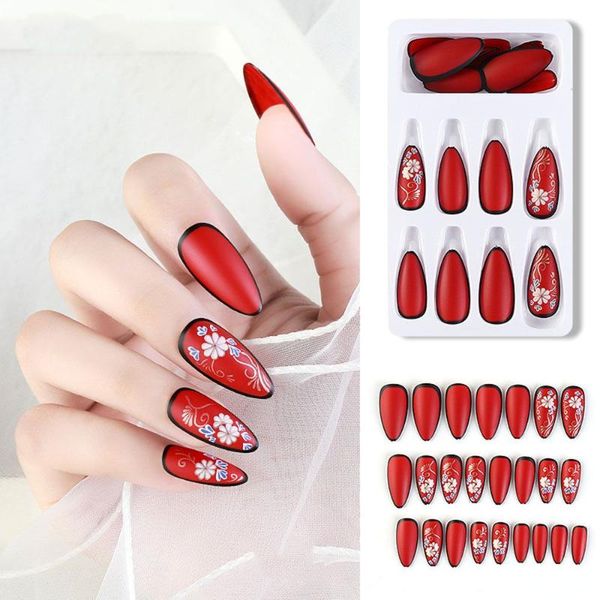false nails 24pcs/set beauty tools acrylic manicure coffin full cover fake nail tips gradient colorful, Red;gold
false nails 24pcs/set beauty tools acrylic manicure coffin full cover fake nail tips gradient colorful, Red;gold
