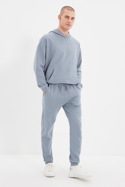 running pants trendyol male 100 organic cotton regular fit sweatpants tmnaw22ea0206, Black;blue
running pants trendyol male 100 organic cotton regular fit sweatpants tmnaw22ea0206, Black;blue