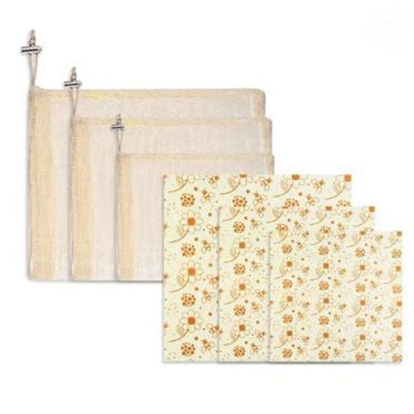 food savers & storage containers 6pcs/set reusable beeswax wrap seal fresh keeping lid cover stretch washable mesh produce bags with drawstr
food savers & storage containers 6pcs/set reusable beeswax wrap seal fresh keeping lid cover stretch washable mesh produce bags with drawstr