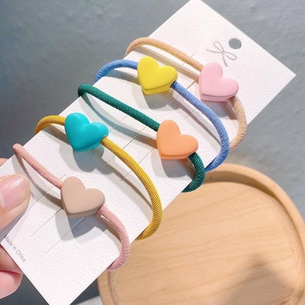 hair accessories 5pcs/bag korean girls' heart rings are frosted with love rubber bands, and the rope ends bands, Slivery;white
hair accessories 5pcs/bag korean girls' heart rings are frosted with love rubber bands, and the rope ends bands, Slivery;white