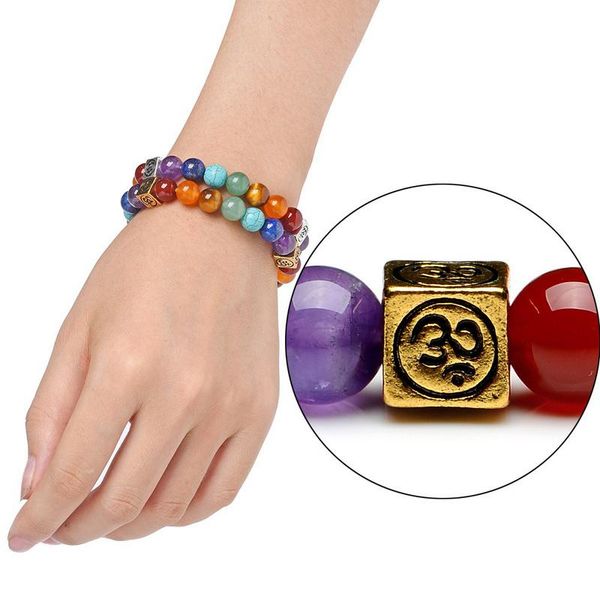 beaded, strands 7 chakra beads bracelet for men women natural stone healing anxiety jewelry mandala yoga meditation gift, Black
beaded, strands 7 chakra beads bracelet for men women natural stone healing anxiety jewelry mandala yoga meditation gift, Black