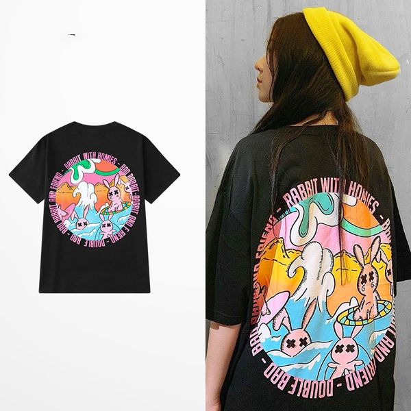 tee retro funny mode cartoons rabbit imprint t cotton shirt summer high dark souls t-shirts men street wear homme t-shirt, White;black
tee retro funny mode cartoons rabbit imprint t cotton shirt summer high dark souls t-shirts men street wear homme t-shirt, White;black