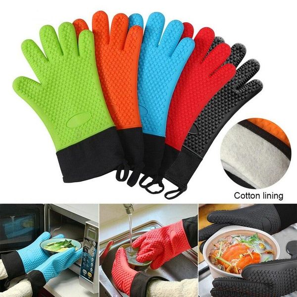 oven mitts 2pcs grade heat resistant silicone glove thick bbq grill gloves kitchen waterproof cooking baking
oven mitts 2pcs grade heat resistant silicone glove thick bbq grill gloves kitchen waterproof cooking baking
