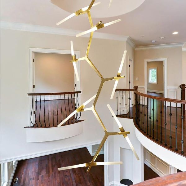 postmodern staircase long size chandelier creative multi-flat duplex el villa shaped big 110v 220v chandeliers
postmodern staircase long size chandelier creative multi-flat duplex el villa shaped big 110v 220v chandeliers