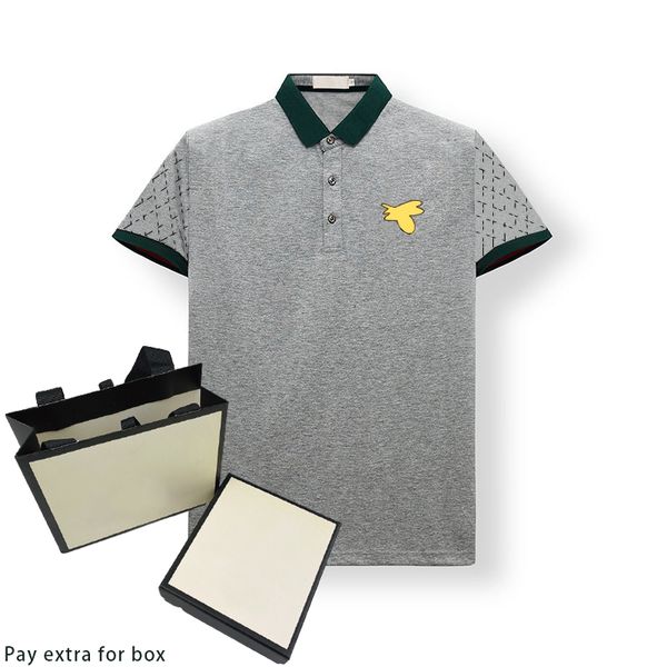 21ss summer casual mens polos loose lapel print bee embroidery t-shirt comfortable and breathable menfolk tees various color styles, White;black
21ss summer casual mens polos loose lapel print bee embroidery t-shirt comfortable and breathable menfolk tees various color styles, White;black