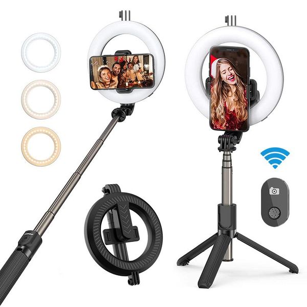 selfie monopods all in 1 bluetooth stick live pography dimmable portable phone camera tripod with led fill ring light remote
selfie monopods all in 1 bluetooth stick live pography dimmable portable phone camera tripod with led fill ring light remote
