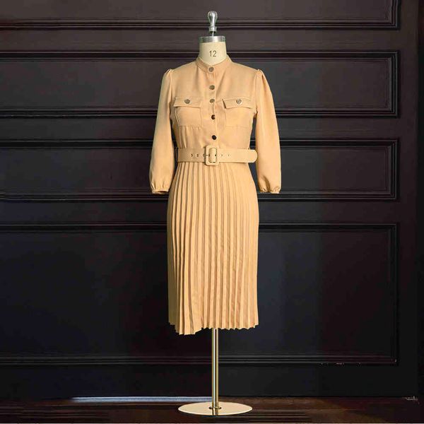female long sleeve dresses plied with waist-belt pockets the line button up fashion fall black khaki dress more size as2b, Black;gray
female long sleeve dresses plied with waist-belt pockets the line button up fashion fall black khaki dress more size as2b, Black;gray