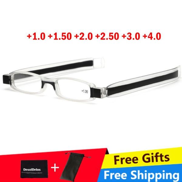 men women folding reading glasses 360 degree rotation presbyopic foldable eyeglasses +1.0 1.5 2.0 2.5 3.0 3.5 4.0 sunglasses, White;black
men women folding reading glasses 360 degree rotation presbyopic foldable eyeglasses +1.0 1.5 2.0 2.5 3.0 3.5 4.0 sunglasses, White;black