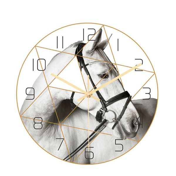 wall clocks uv printed clock art silent animal horse living room modern minimalist nordic personality home decor
wall clocks uv printed clock art silent animal horse living room modern minimalist nordic personality home decor